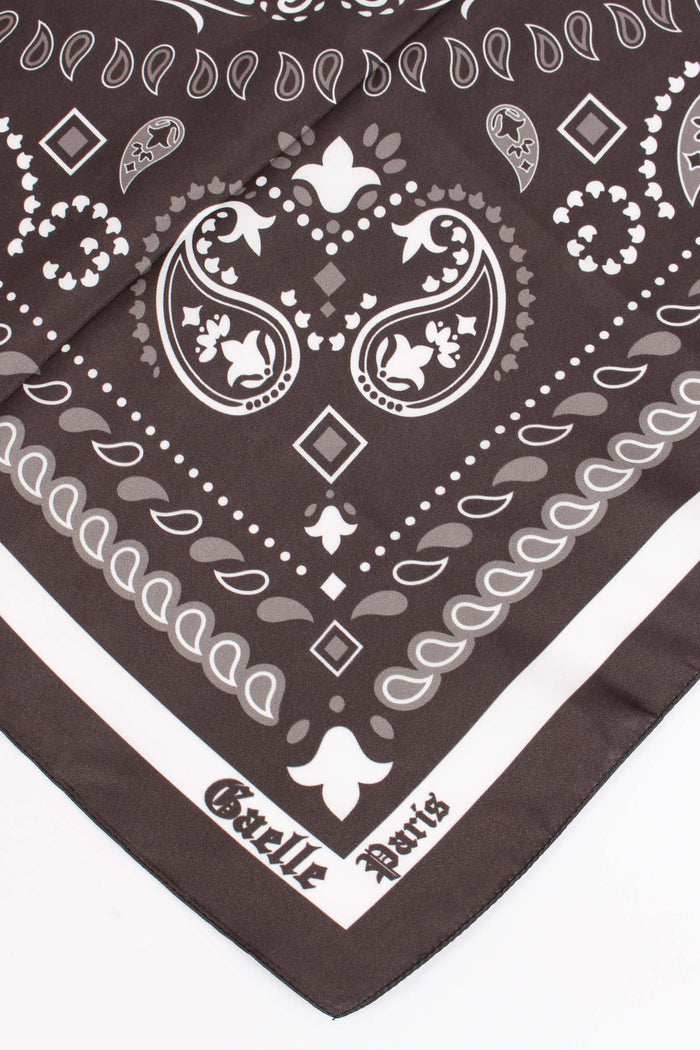 Foulard Bandana Nero-5