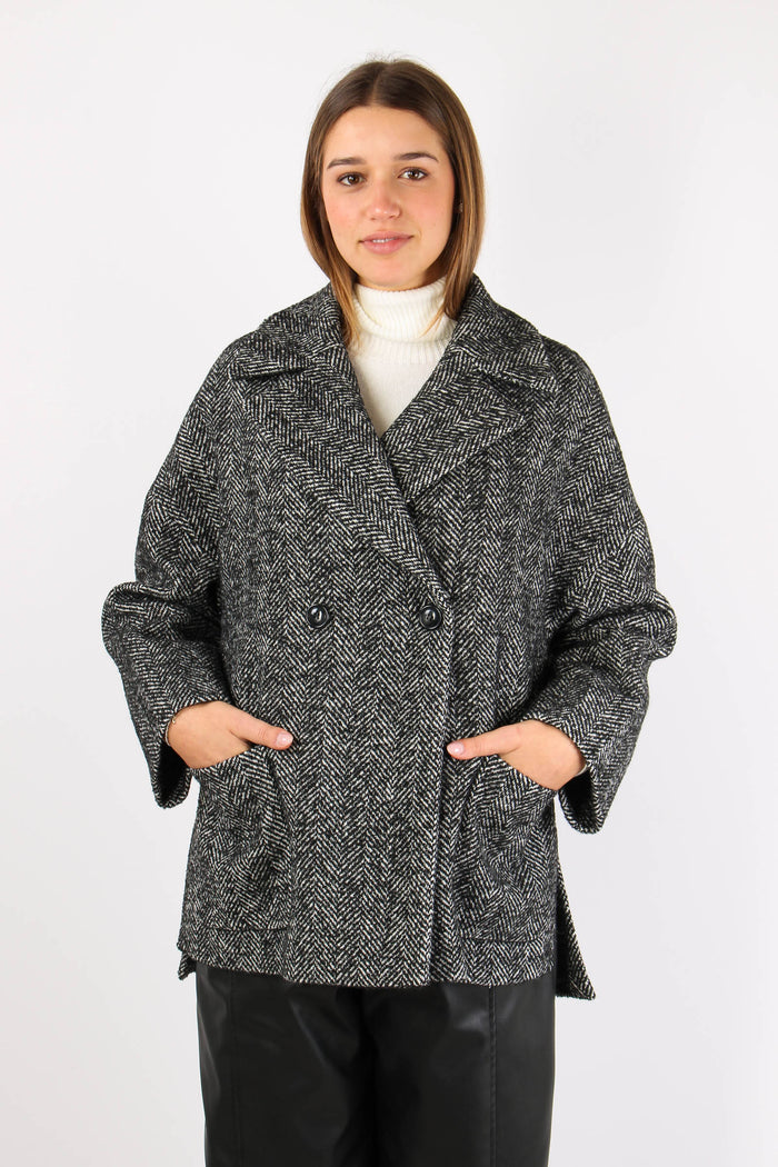 Caban Corto Resca Panna/nero-3