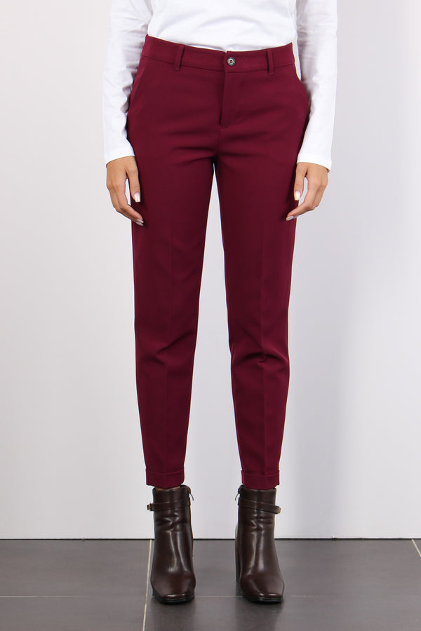 Pantalone Tessuto Tecnico Risv Wine Jet-2