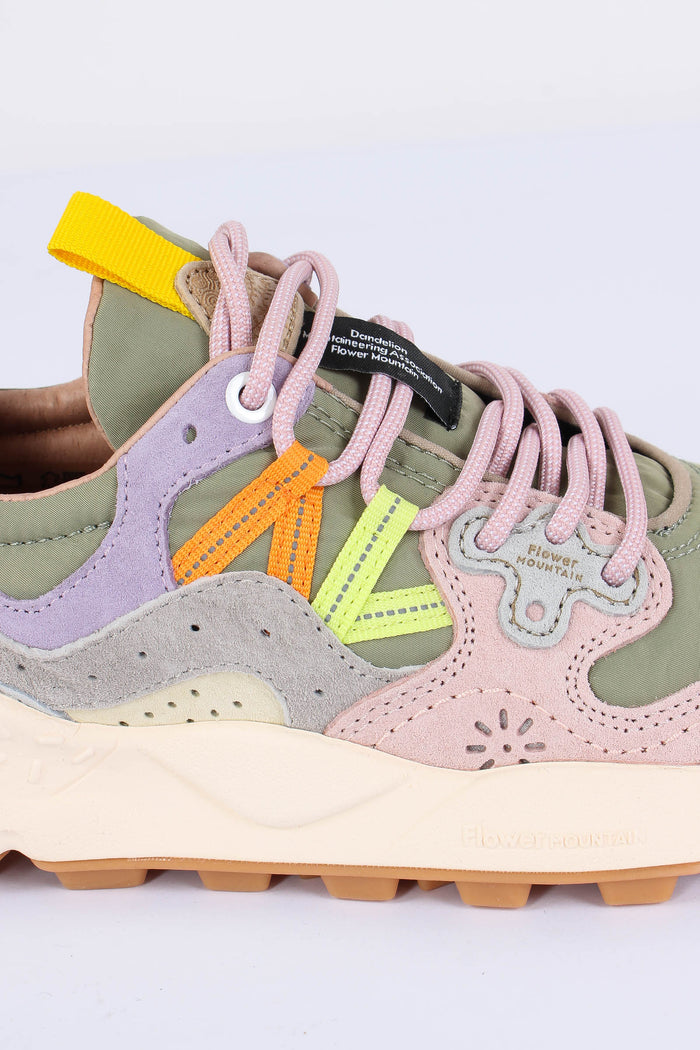 Sneakers Yamano Suede Nylon Grey/cipria-4
