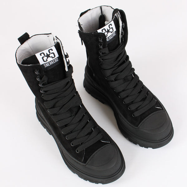 Stivale Tip Star High Block Nero-2