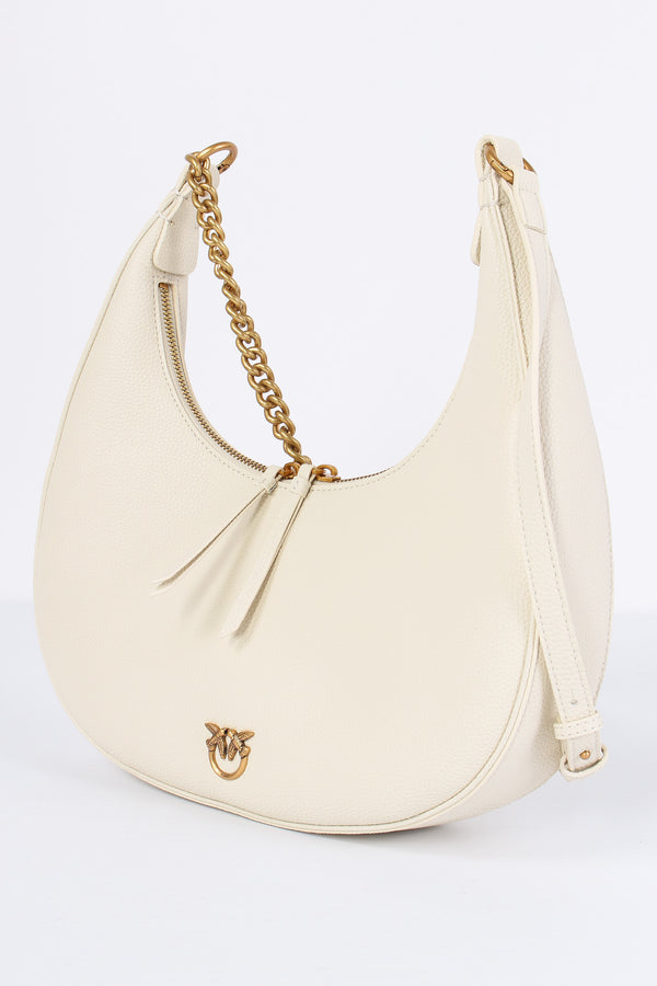 Borsa Hobo Classic Bianco Seta-2