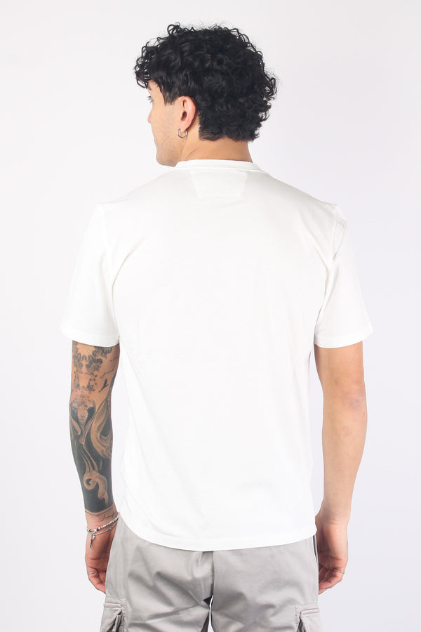 T-shirt Jersey Logo Gauze White-2