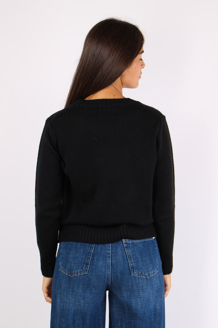 Pullover Orsetto Black-4