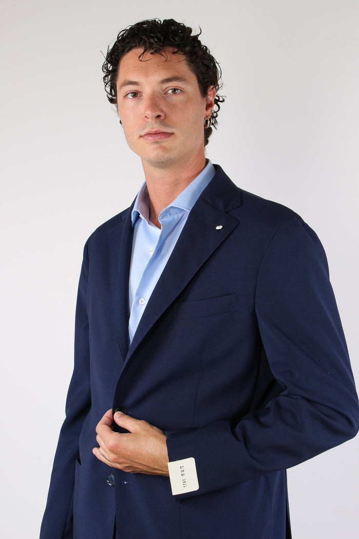 Giacca Drop Sette Blu-6