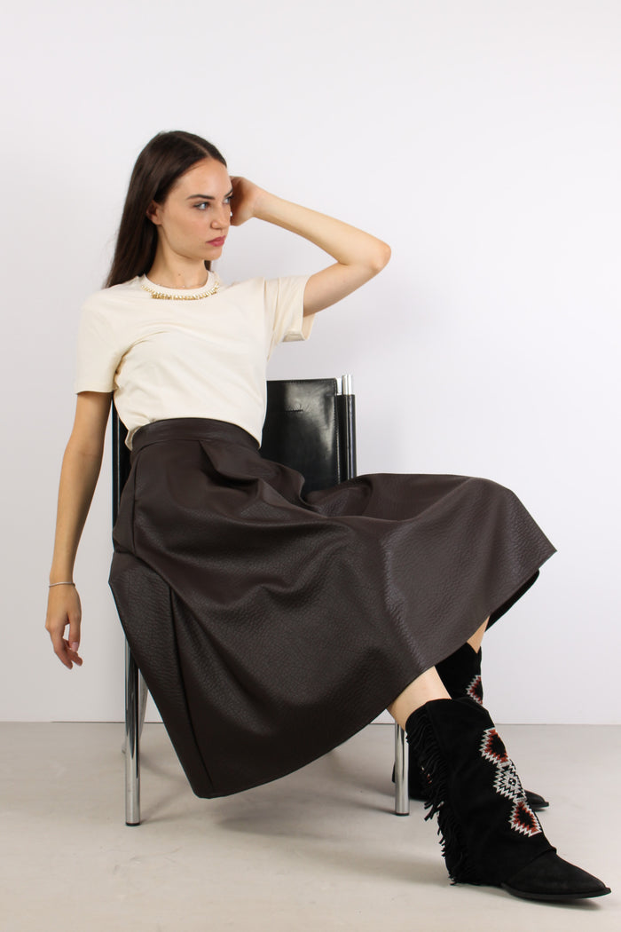 Gonna Ruota Ecopelle Moro-3