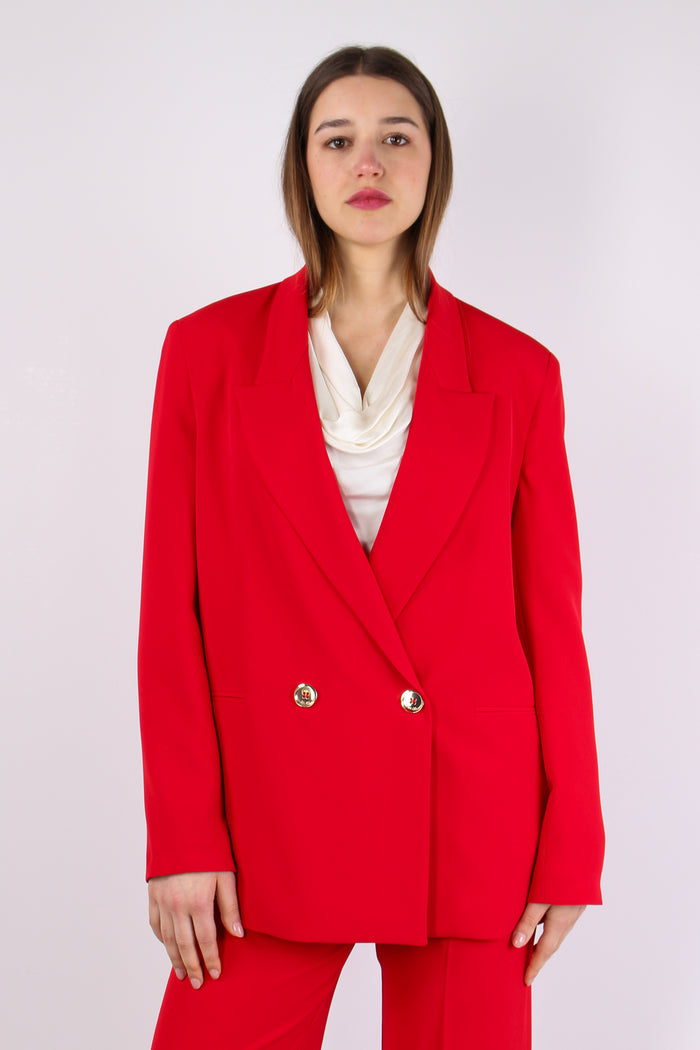 Ottavian Giacca Dritta Doppiopetto Flame S-2