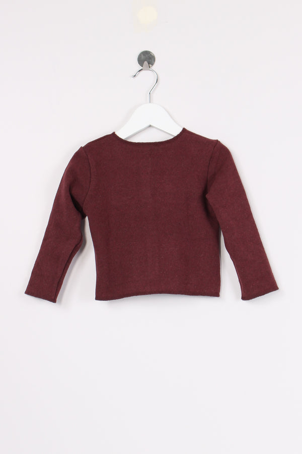 Cardigan Caldo Cotone Burgundy-2