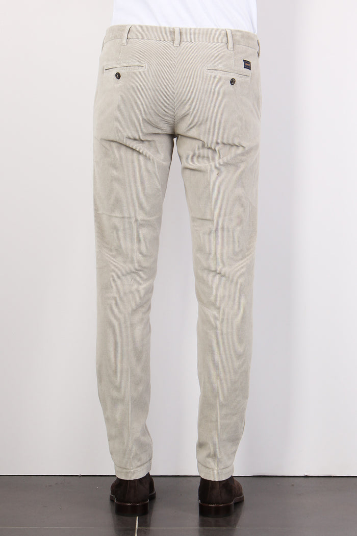 Pantalone Chino Velluto Grigio Perla-3