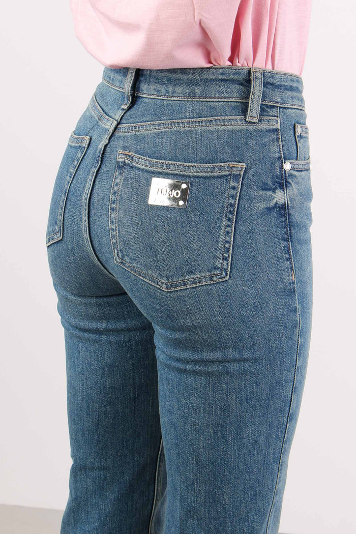 Jeans Basico Zampa Denim Blu-7