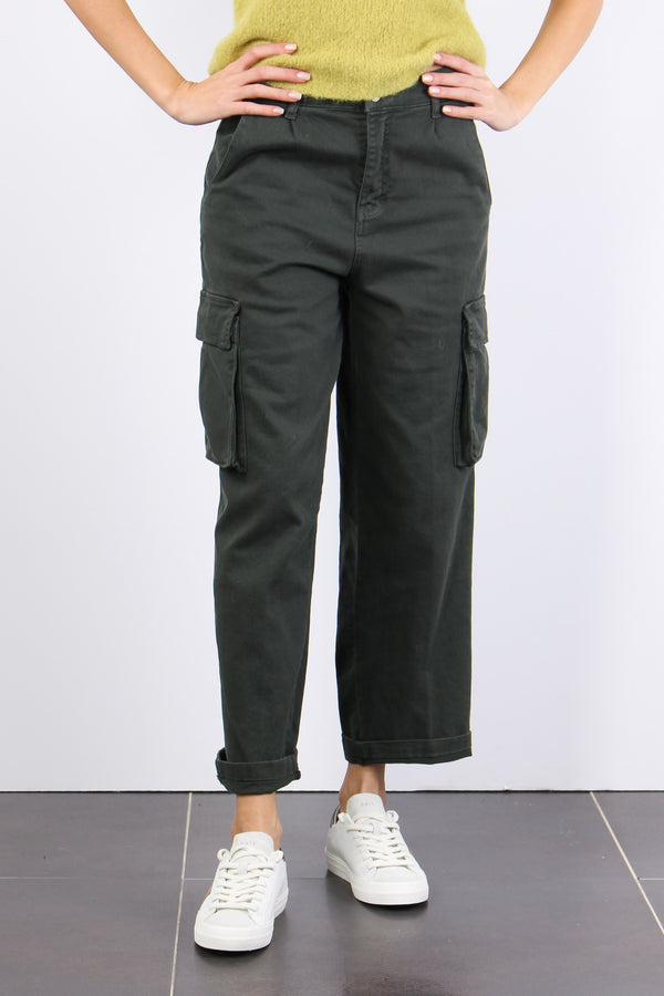 Pantalone Cargo Tasconato Militare-2