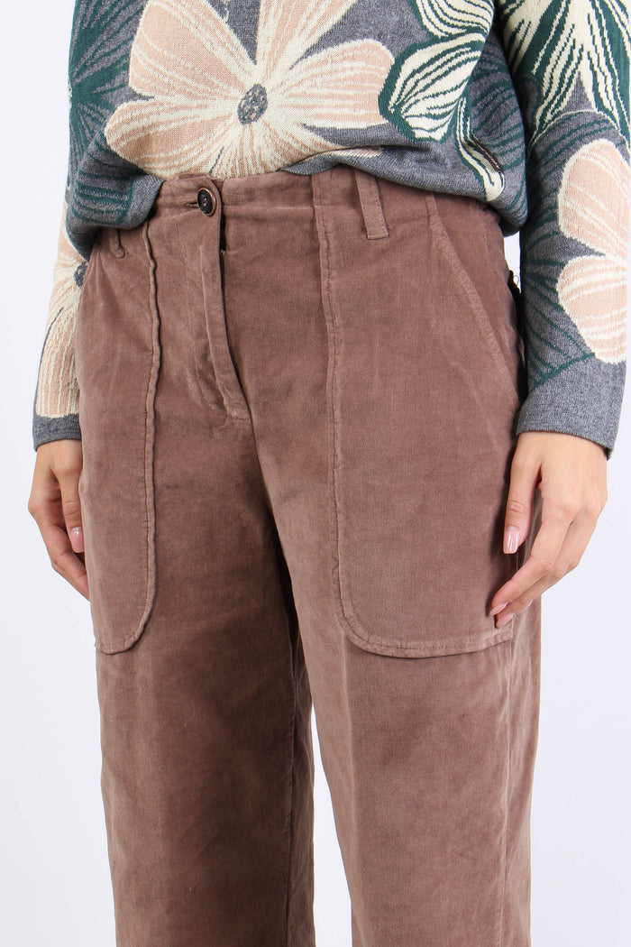 Pantalone Cargo Rosa-5