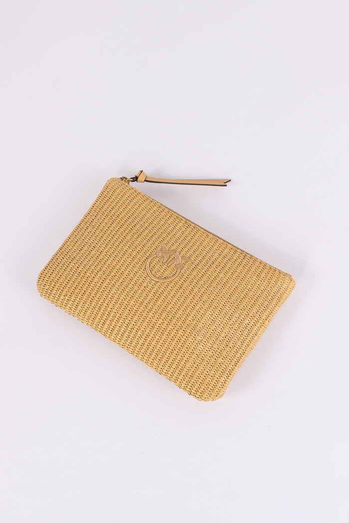 Pochette Rafia Rafia/nero-4