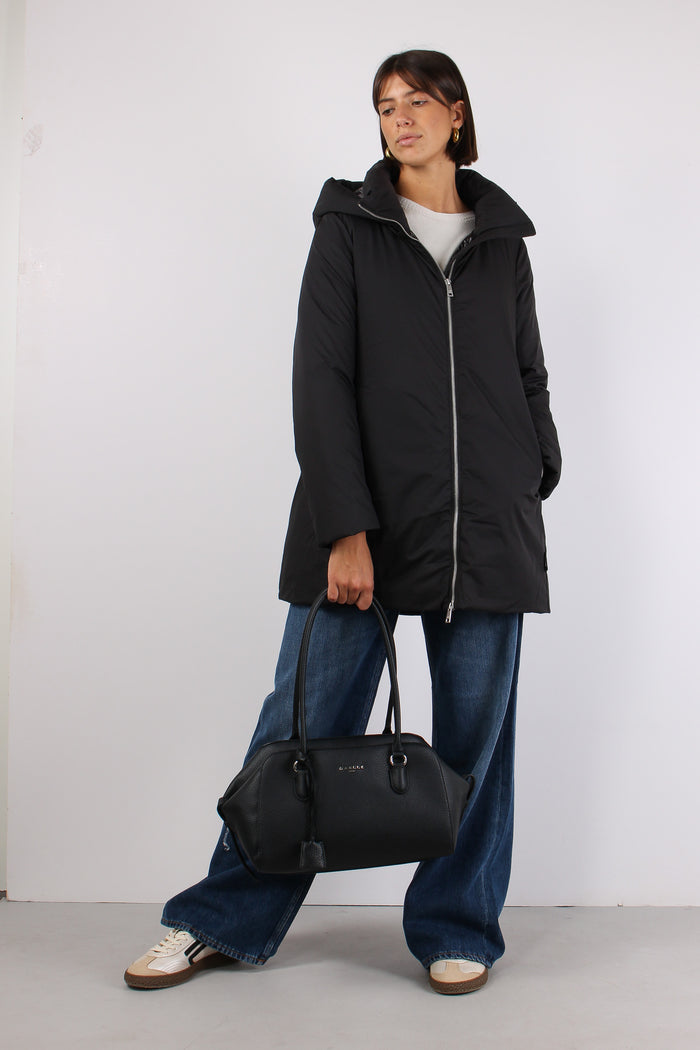Piumino Nylon Liscio Black-4
