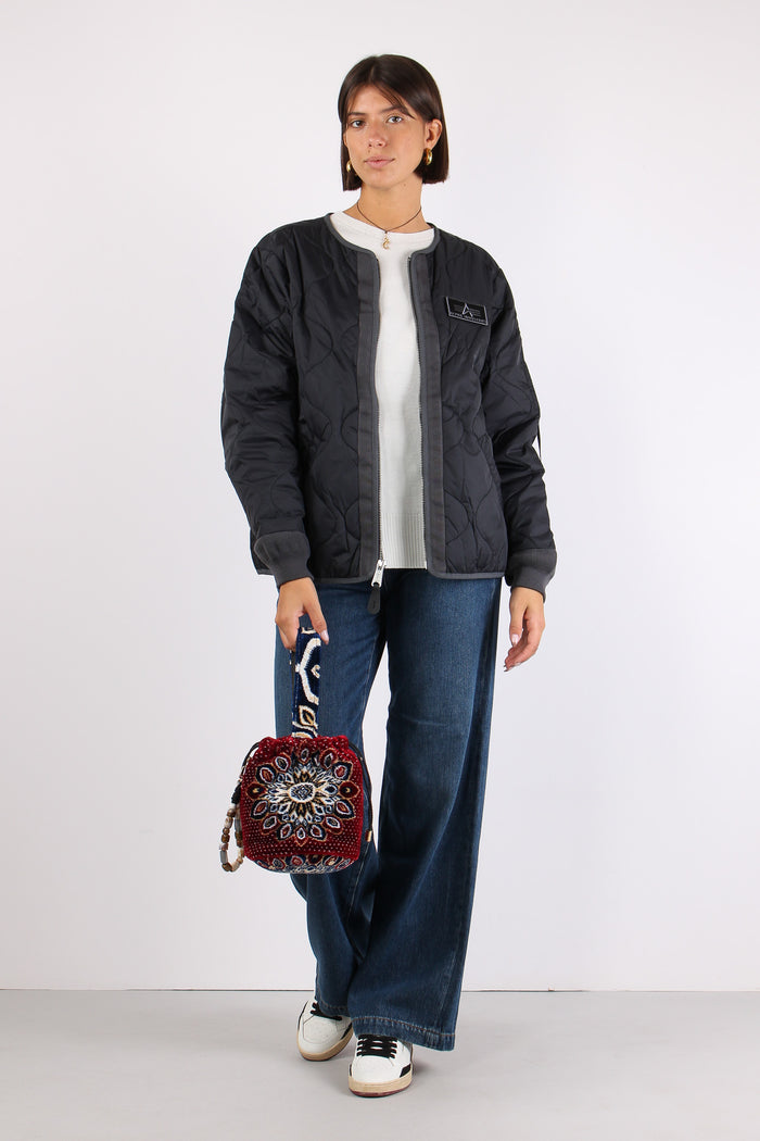 Liner Filed Jacket Nylon Black-3
