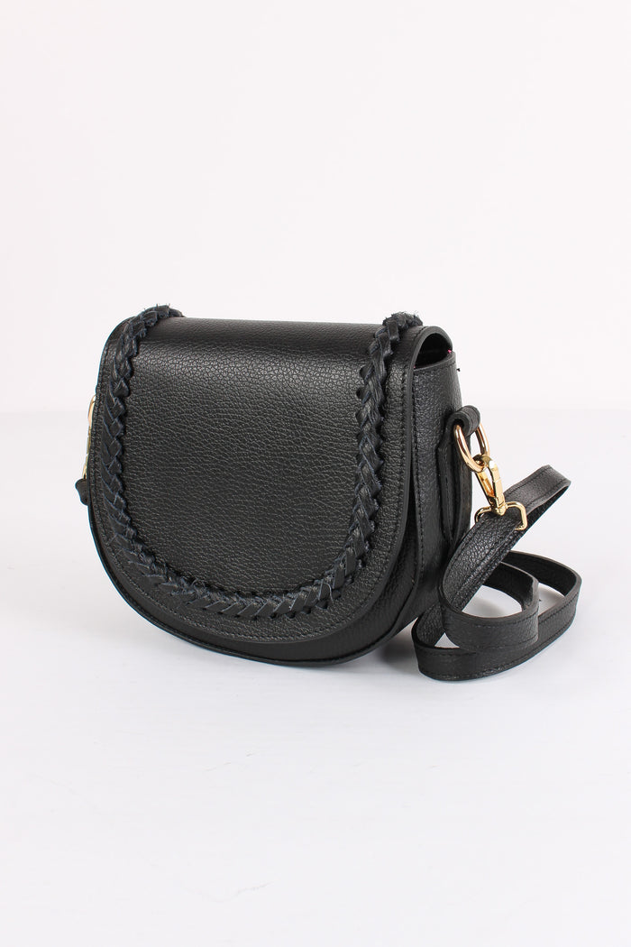 Bandoliera Intreccio Nero-4