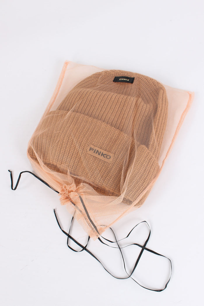 Bosnia Cuffia Half English Beige/pelle-4