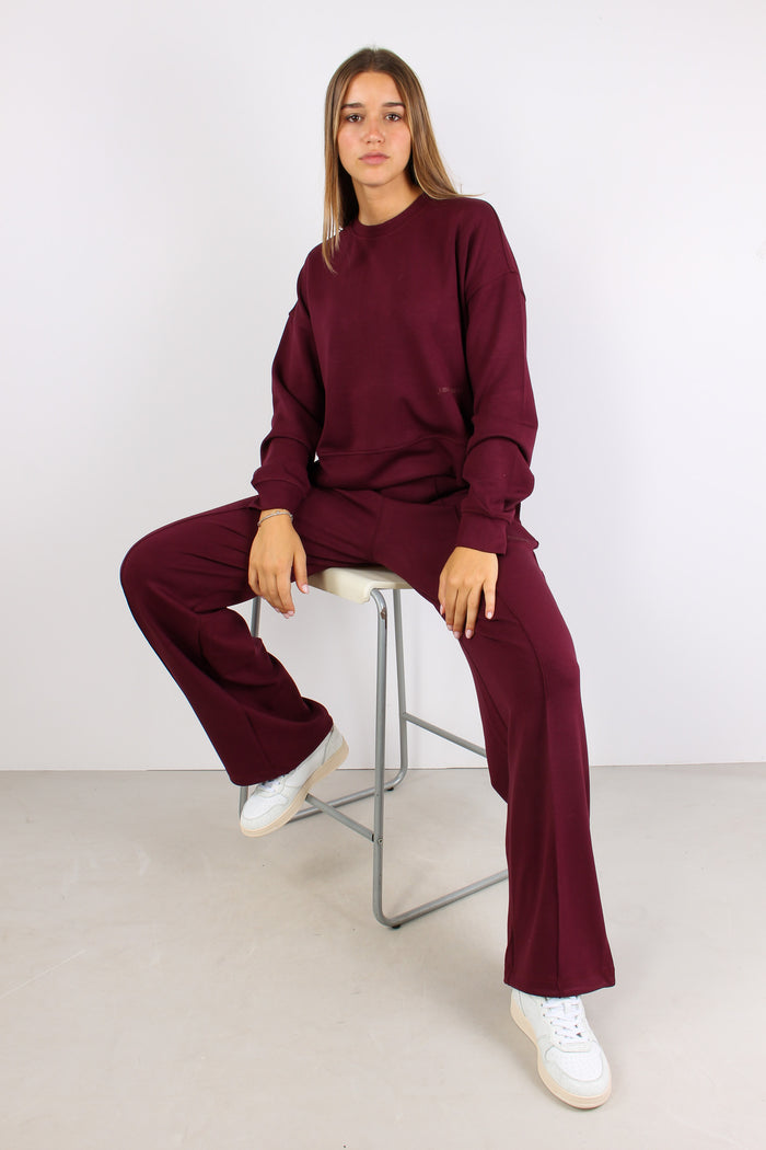 Felpa Regular Modal Bordeaux-6