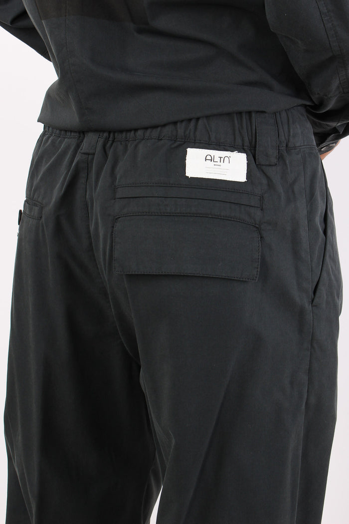 Canoa Pantalone Laccio Nero-7