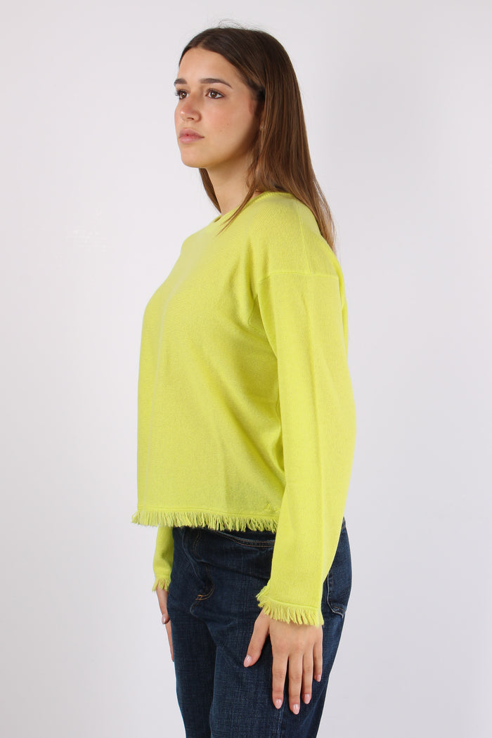 Girocollo Frangette Giallo-6