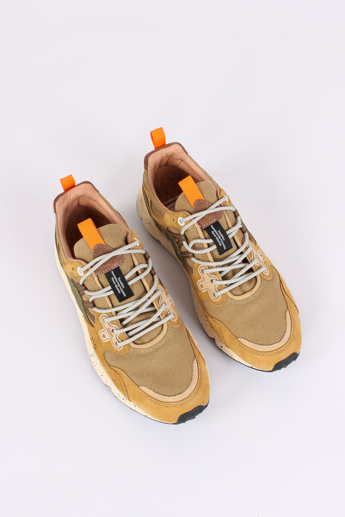 Sneakers Yamano Suede Canvas Kaki/military-4