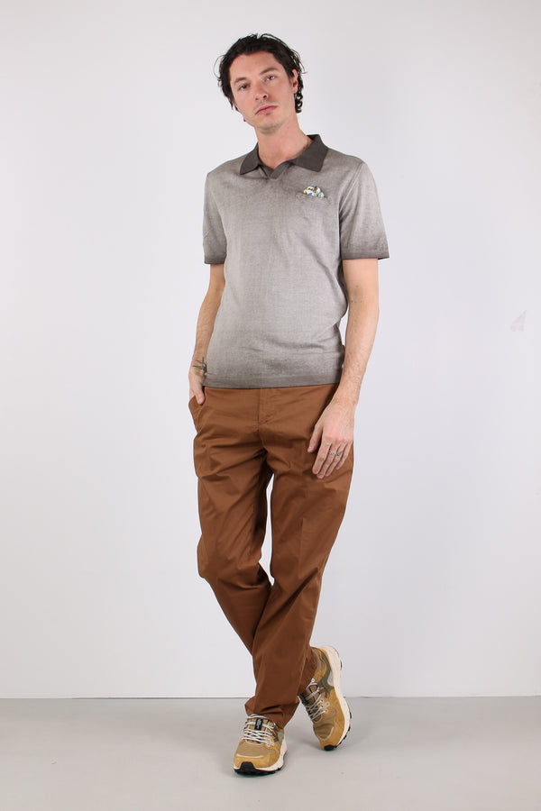 Polo Derby Taschino Fantasia Moro-2