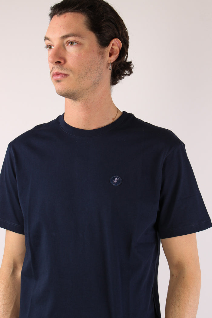 Adelmar T-shirt Logo Navy Blue-6
