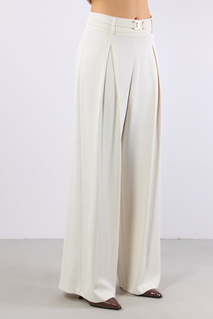 Rojer Pantalone Fluido Pences Ivory-6