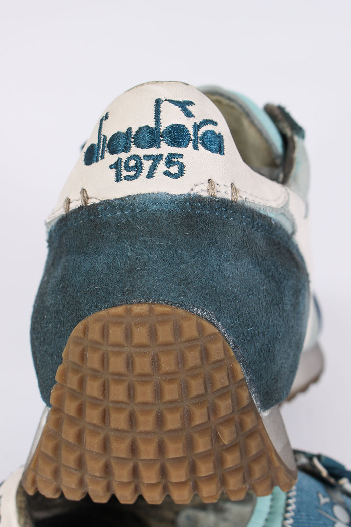 Sneakers Equipe Dirty Azzurro Piuma-8