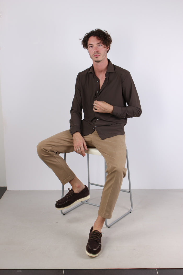 Pantalone Chino Gabardina Read Beige-5