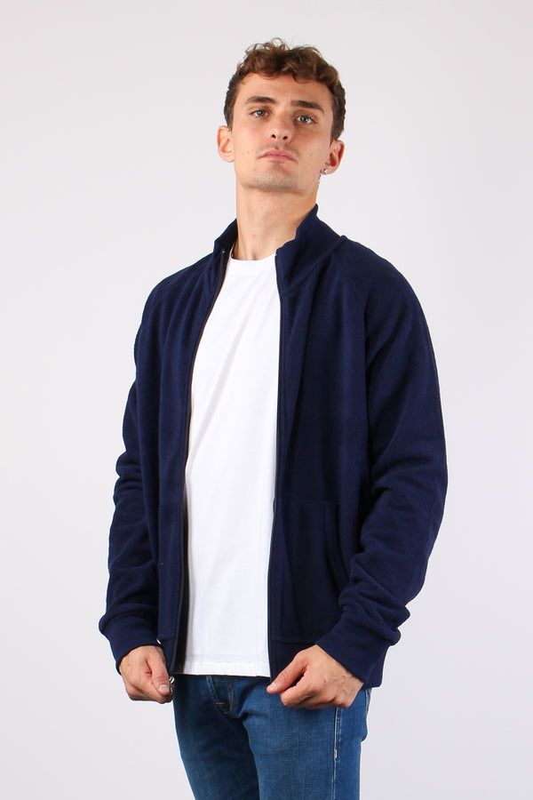 Felpa Mezzo Collo Cruise Navy-2