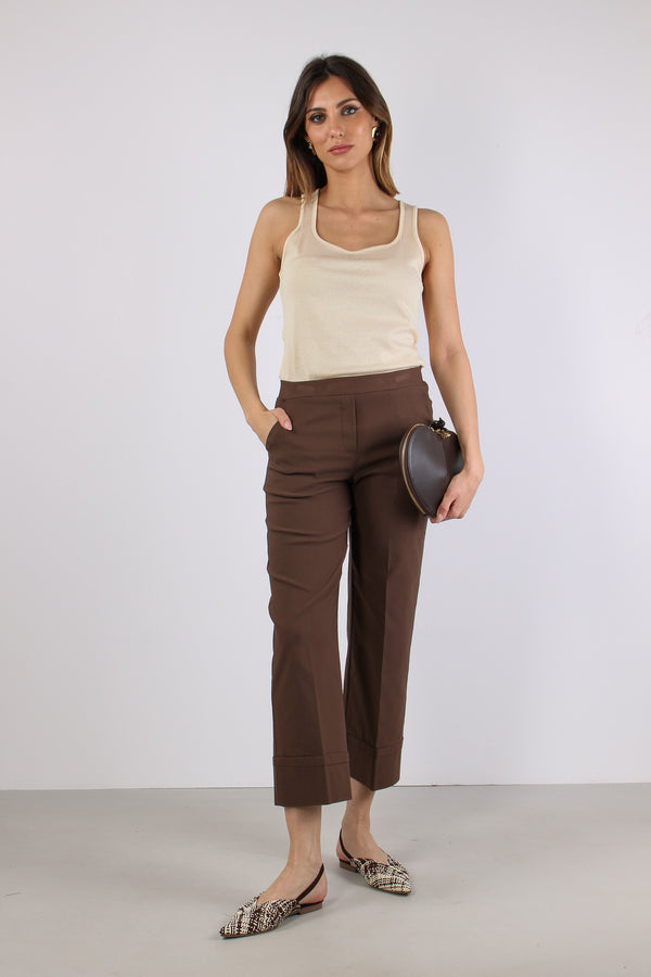Pantalone Cropped Bengalina Moro
