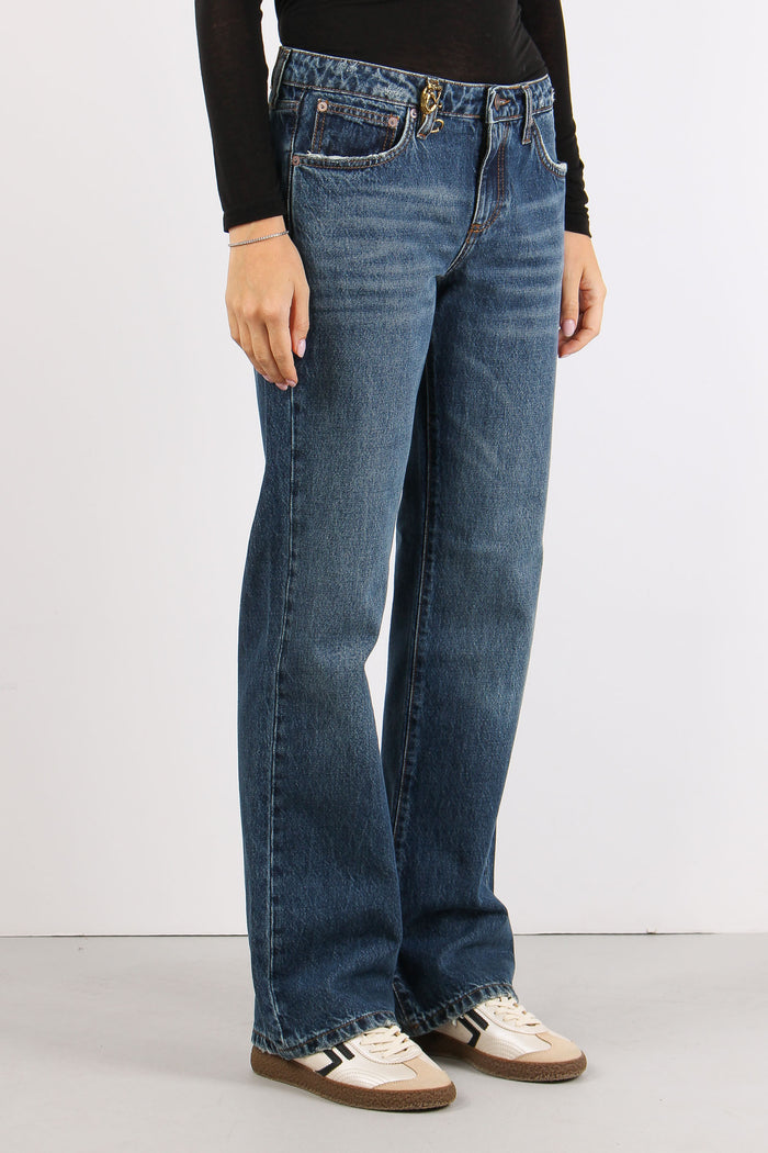 Denim Boyfriend Denim Medio-4
