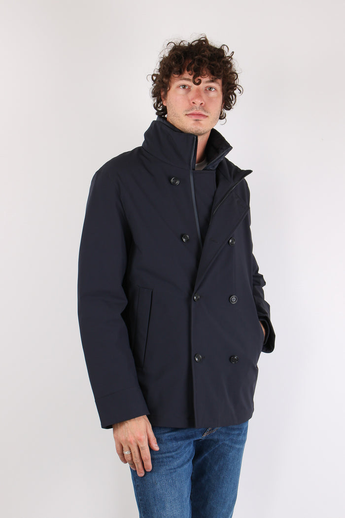Peacot Imbottito  Pettorina Navy-6