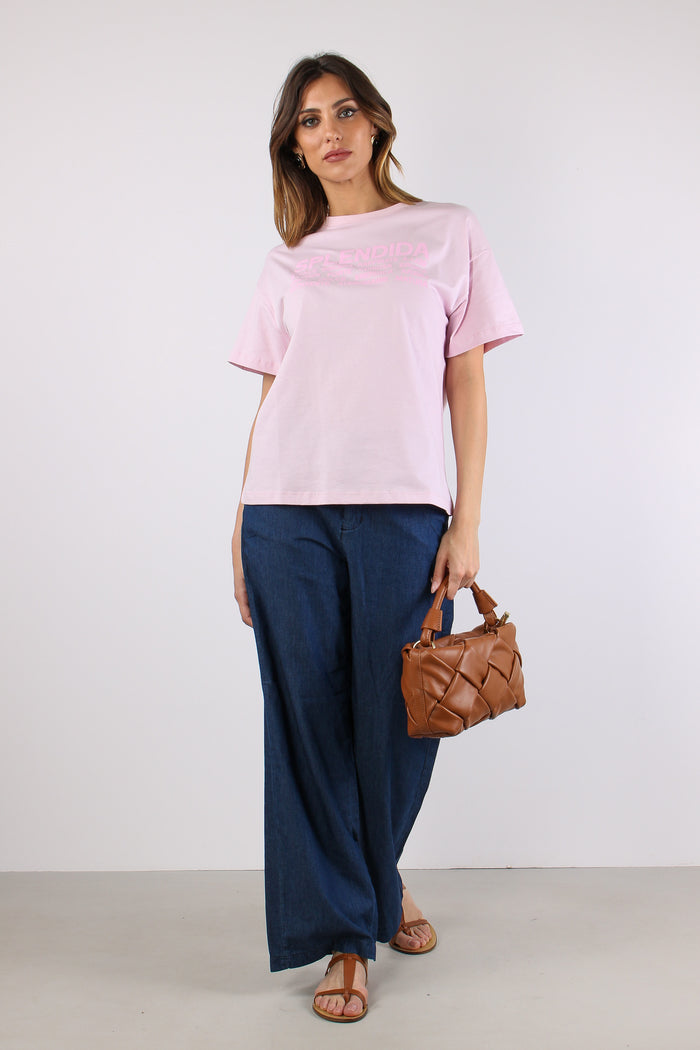 T-shirt Over Splendida Rosa-5