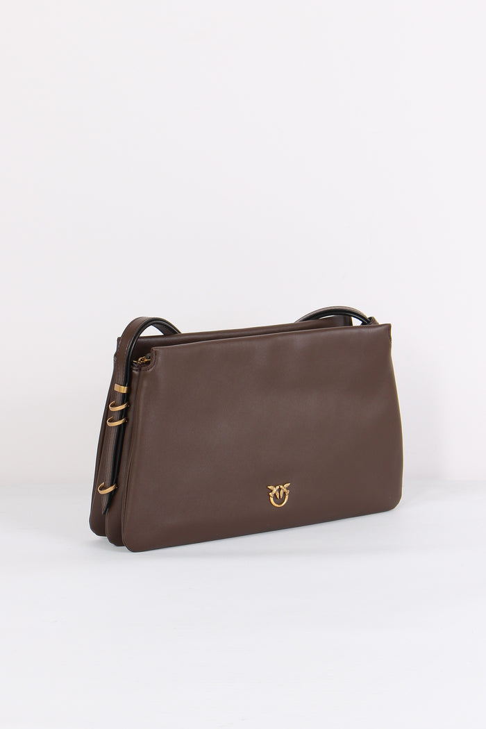 Tracolla Triplet 3 Scomparti Marrone/castagna-6