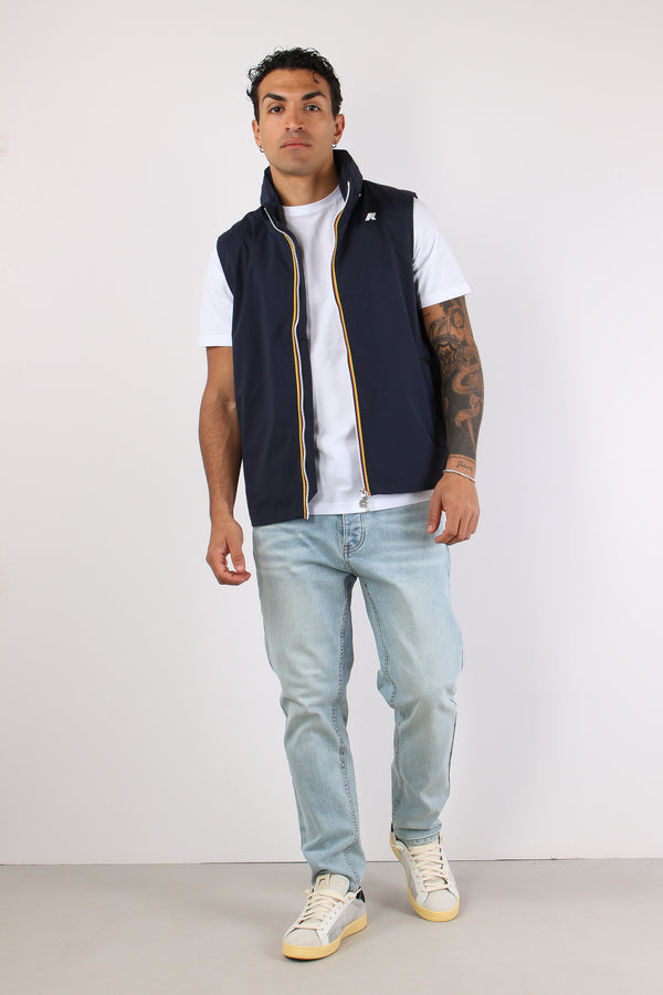 Gilet Nylon Jersey Blue Depth