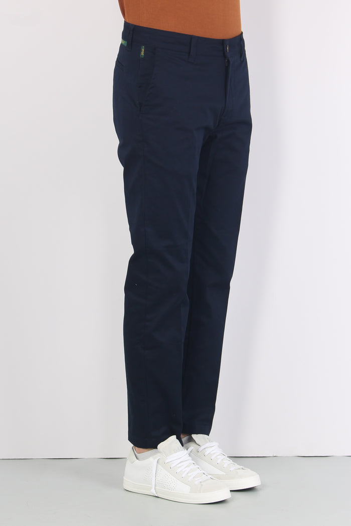 Pantalone Chino Regular Blu-4