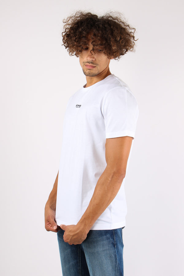 T-shirt Logo Centrale Bianco-2