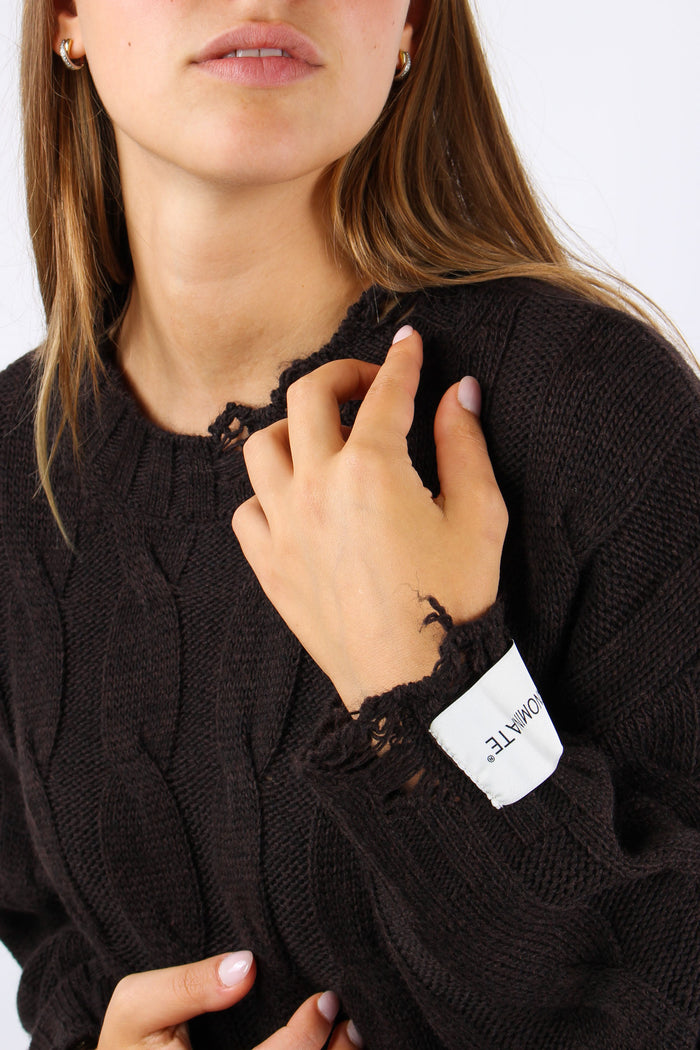 Maglia Treccia Rotture Moro-6