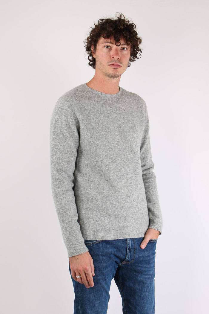 Maglia Girocollo Lana Merinos Elas Perla-5