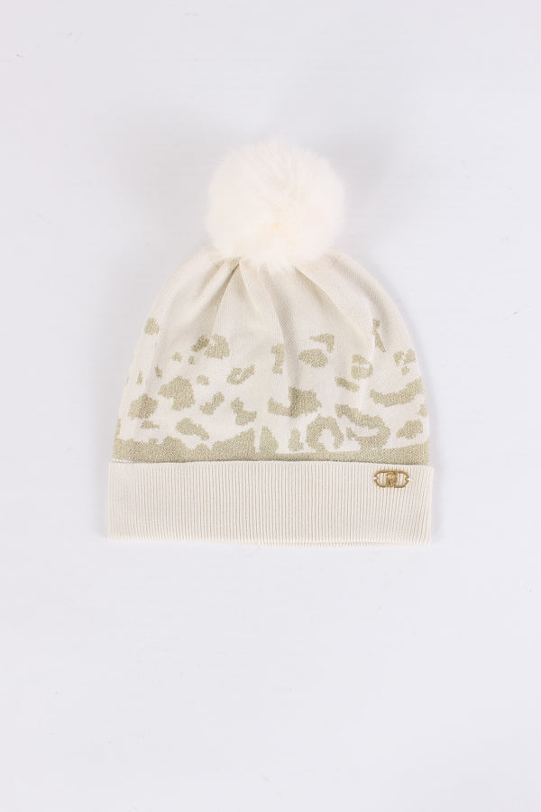 Cuffia Inserto Macula Bianco/gold