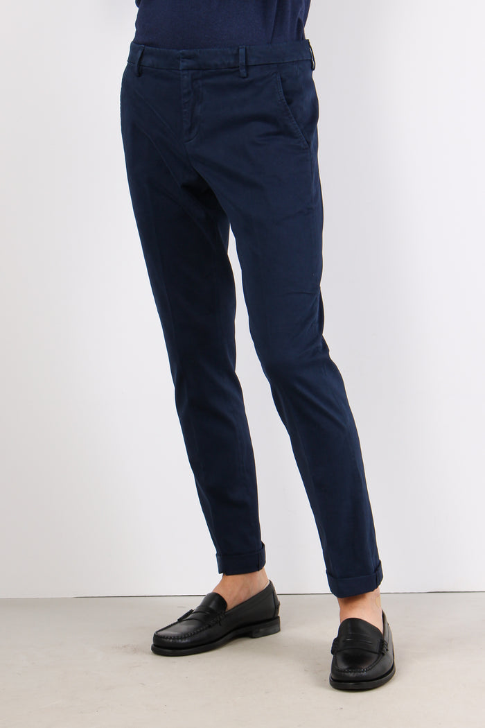 Gaubert Pantalone Gabardina Blu-3