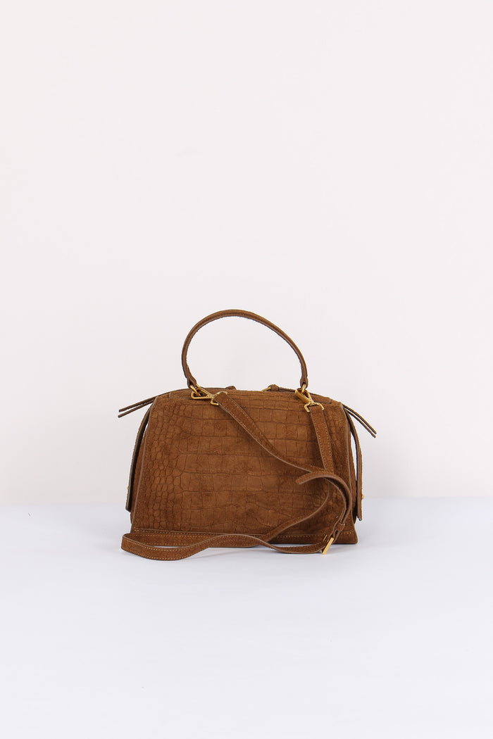 Trapezio Suede Stampa Cocco Brown-3