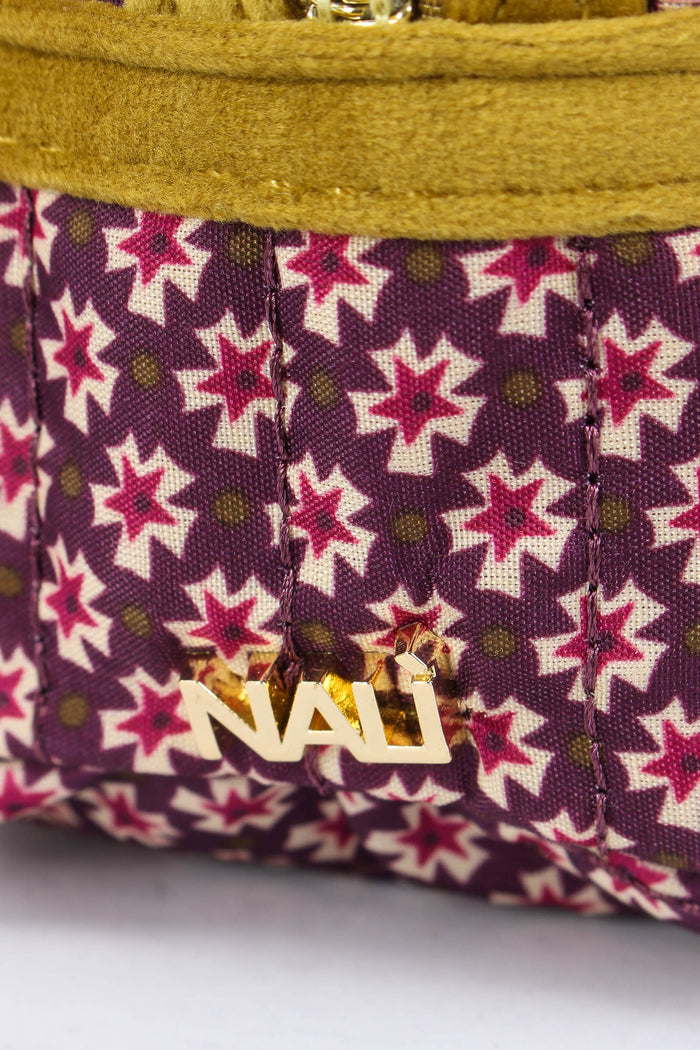 Pochette Patch Lettera D Viola/ocra-7