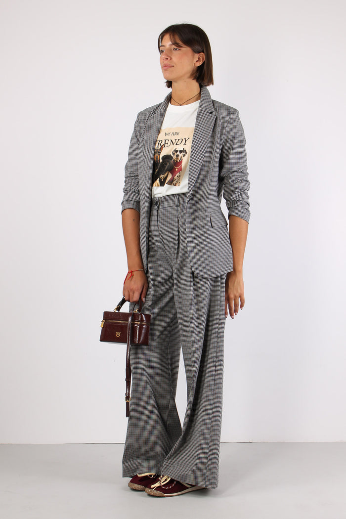 Pantalone Doppia Pences Micro Blu/bordeuax-3