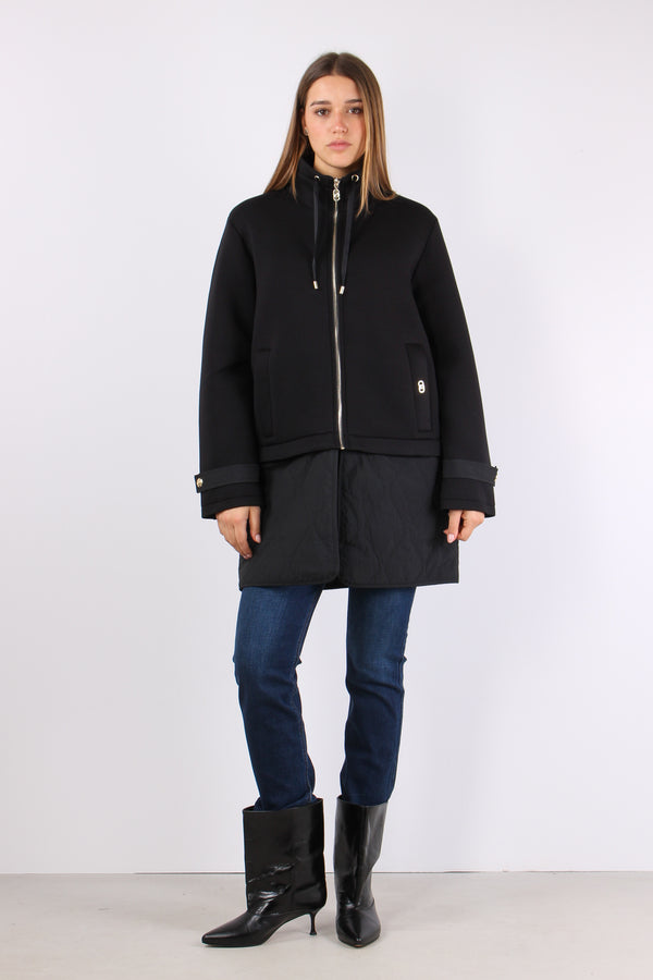 Giubbotto Scuba Nylon Nero