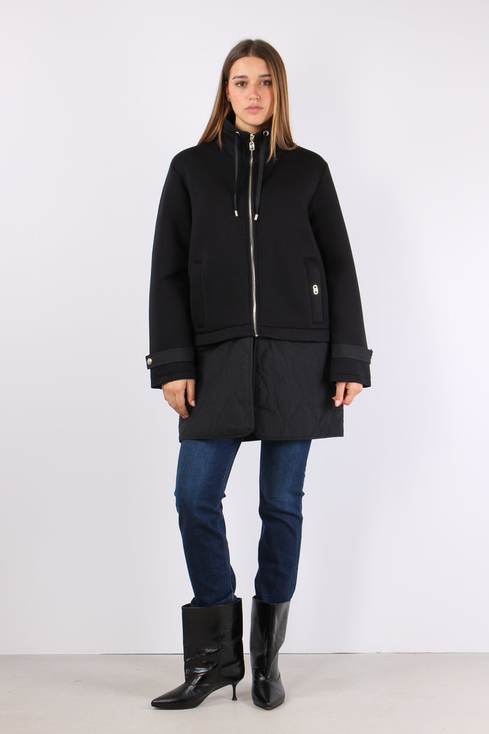 Giubbotto Scuba Nylon Nero