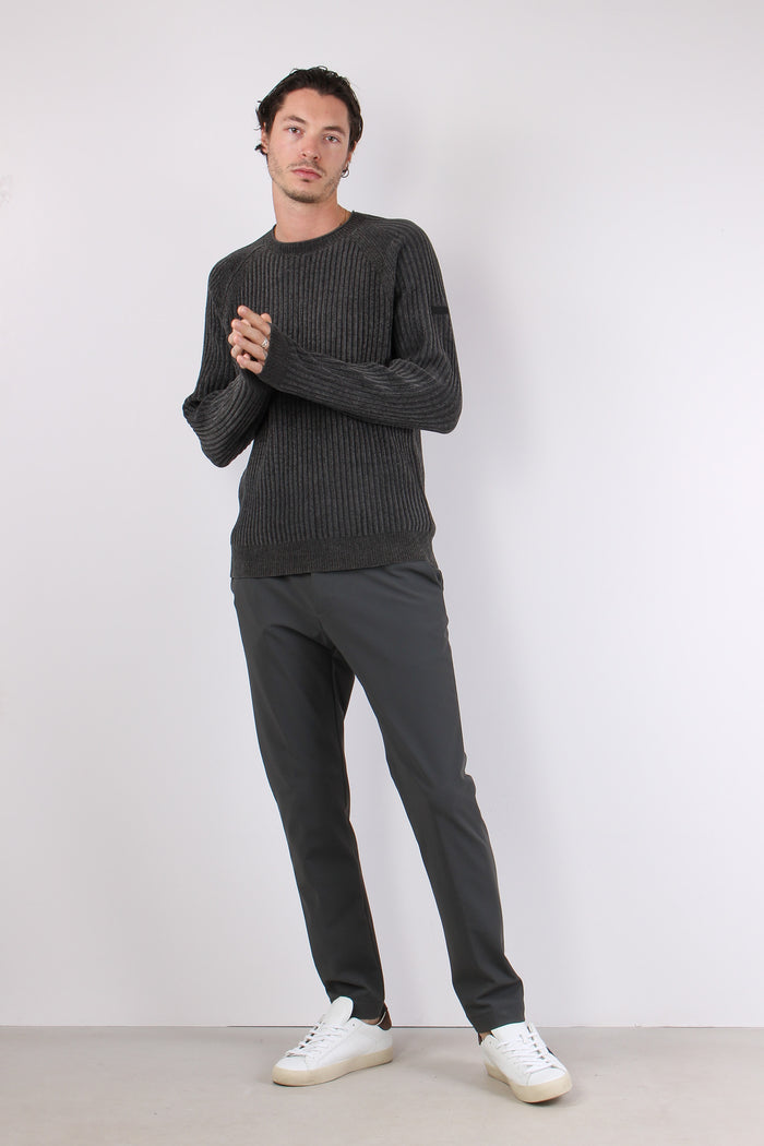 Maglia Girocollo Ciniglia Forest Green-6