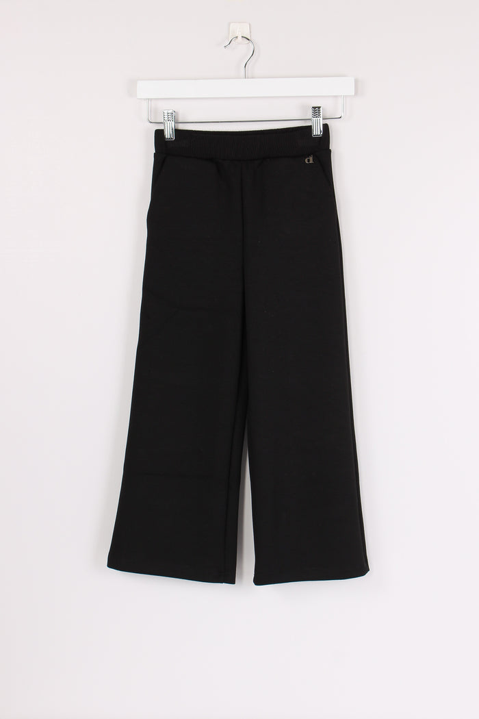 Pantalone Ampio Felpa Black